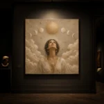 Solar Ascension Celestial Feminine Wall Art Canvas Print - Image 10