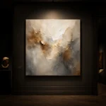 Gold Abstract Wall Art