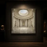 Oculus Rotunda Classical Architecture Wall Art Canvas Print - Image 9