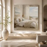 Dune View Coastal Bedroom Wall Art Canvas Print - Image 11