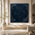 Scattered Star Field Constellation Wall Art Canvas Print - Image 11