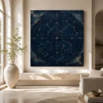 Celestial Navigation Chart Constellation Wall Art Canvas Print - Image 11