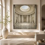 Oculus Rotunda Classical Architecture Wall Art Canvas Print - Image 10