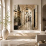 Lantern Passage Parisian Architecture Wall Art Canvas Print - Image 9