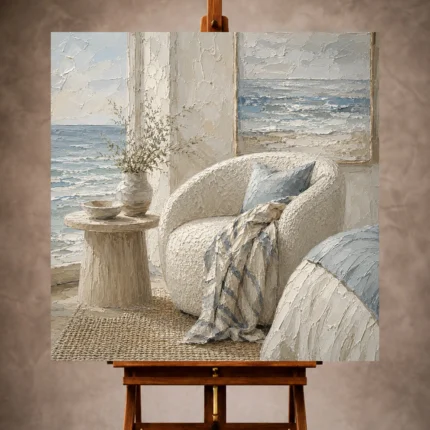 Coastal Bedroom Wall Art wall art print for elegant interiors