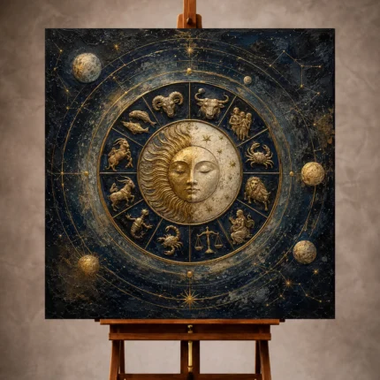 Zodiac Wall Art wall art print for elegant interiors