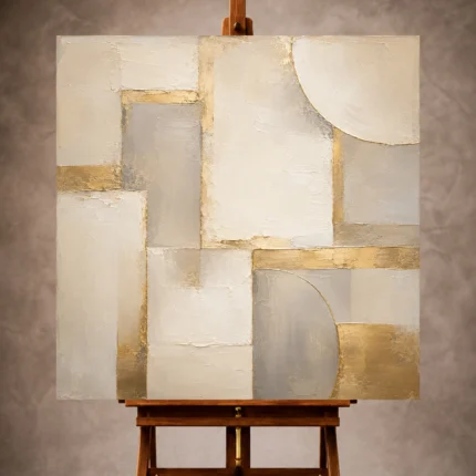 Gold Abstract Wall Art wall art print for elegant interiors