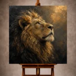 Lion Wall Art wall art print for elegant interiors