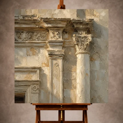 Classical Architecture Wall Art wall art print for elegant interiors