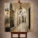 Parisian Architecture Wall Art wall art print for elegant interiors