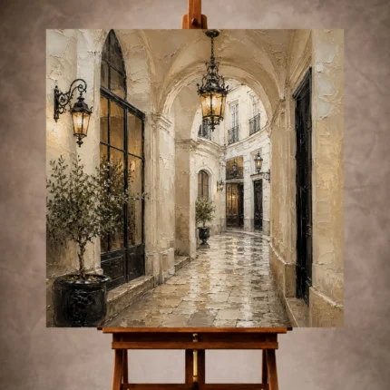 Parisian Architecture Wall Art wall art print for elegant interiors