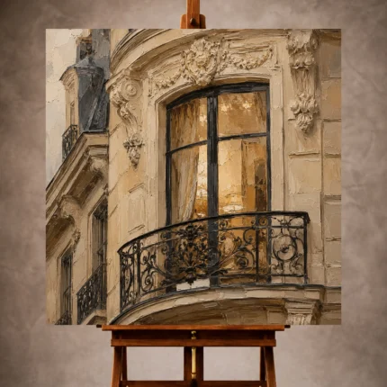 Parisian Architecture Wall Art wall art print for elegant interiors