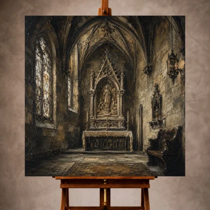 Gothic Architecture Wall Art wall art print for elegant interiors