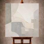 Neutral Abstract Wall Art wall art print for elegant interiors