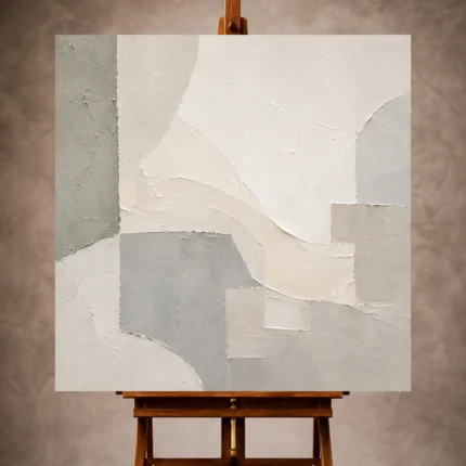 Neutral Abstract Wall Art wall art print for elegant interiors