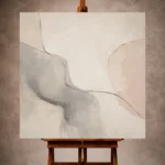 Neutral Abstract Wall Art wall art print for elegant interiors