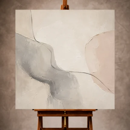 Neutral Abstract Wall Art wall art print for elegant interiors