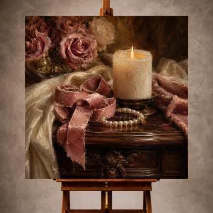 Romantic Bedroom Wall Art wall art print for elegant interiors
