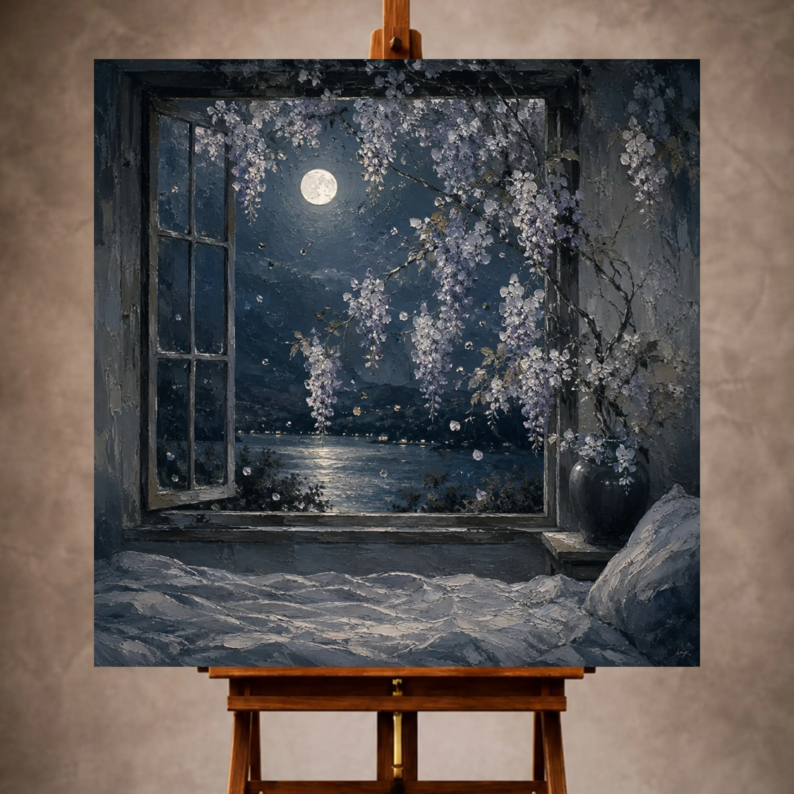 _kare mockup_Page 1_1 Moonlit Bedroom Wall Art wall art print for elegant interiors
