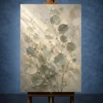 Sunlit Sage Eucalyptus Wall Art Canvas Print - Image 2
