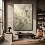 Sunlit Sage Eucalyptus Wall Art Canvas Print - Image 3
