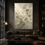 Sunlit Sage Eucalyptus Wall Art Canvas Print - Image 5