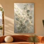 Sunlit Sage Eucalyptus Wall Art Canvas Print - Image 6