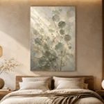 Sunlit Sage Eucalyptus Wall Art Canvas Print - Image 8