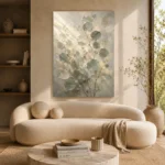 Sunlit Sage Eucalyptus Wall Art Canvas Print - Image 9