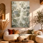 Soft Sage Eucalyptus Wall Art Canvas Print - Image 11