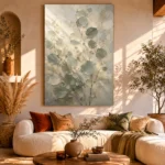 Sunlit Sage Eucalyptus Wall Art Canvas Print - Image 11