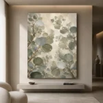 Soft Sage Eucalyptus Wall Art Canvas Print - Image 4