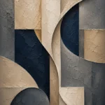 Tranquil Architectural Abstract Office Wall Art Canvas Print