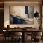 Expansive Mineral Abstract Office Wall Art Canvas Print - Image 4