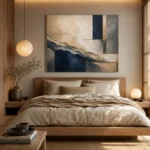 Expansive Mineral Abstract Office Wall Art Canvas Print - Image 8
