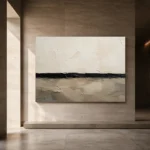 Serene Horizon Minimal Office Wall Art Canvas Print - Image 5