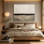 Serene Horizon Minimal Office Wall Art Canvas Print - Image 8