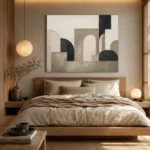 Panoramic Architectural Minimal Office Wall Art Canvas Print - Image 8