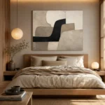 Quiet Luxury Organic Minimal Office Wall Art Canvas Print - Image 8