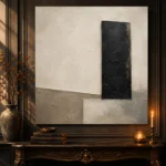 Quiet Luxury Monolith Minimal Office Wall Art Canvas Print - Image 4