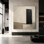 Quiet Luxury Monolith Minimal Office Wall Art Canvas Print - Image 5