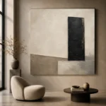Quiet Luxury Monolith Minimal Office Wall Art Canvas Print - Image 6