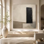 Quiet Luxury Monolith Minimal Office Wall Art Canvas Print - Image 8