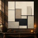Architectural Balance Minimal Office Wall Art Canvas Print - Image 4