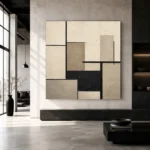 Architectural Balance Minimal Office Wall Art Canvas Print - Image 5