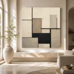 Architectural Balance Minimal Office Wall Art Canvas Print - Image 8