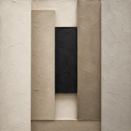Timeless Slab Composition Minimal Office Wall Art Canvas Print