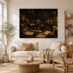 Historic Archive Dark Academia Office Art Canvas Print - Image 7