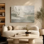 Sage Botanical Silhouettes Quiet Focus Wall Art Canvas Print - Image 6