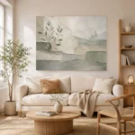 Sage Botanical Silhouettes Quiet Focus Wall Art Canvas Print - Image 7
